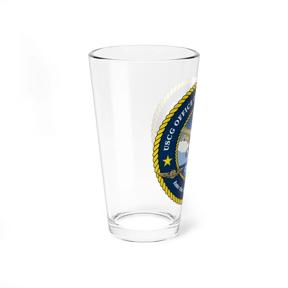 USCG OFFICE OF AVIATION FORCES CG 711 (U.S. Coast Guard) Pint Glass 16oz-Go Mug Yourself