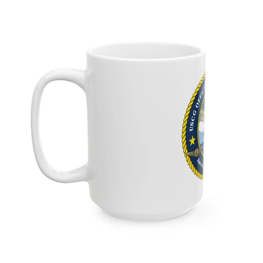 USCG OFFICE OF AVIATION FORCES CG 711 (U.S. Coast Guard) White Coffee Mug-Go Mug Yourself