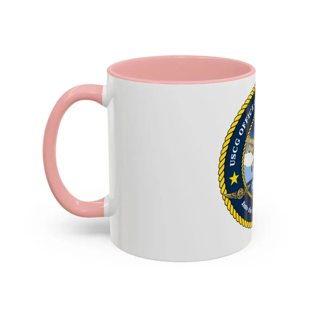 USCG OFFICE OF AVIATION FORCES CG 711 (U.S. Coast Guard) Accent Coffee Mug - Go Mug Yourself
