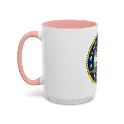USCG OFFICE OF AVIATION FORCES CG 711 (U.S. Coast Guard) Accent Coffee Mug - Go Mug Yourself