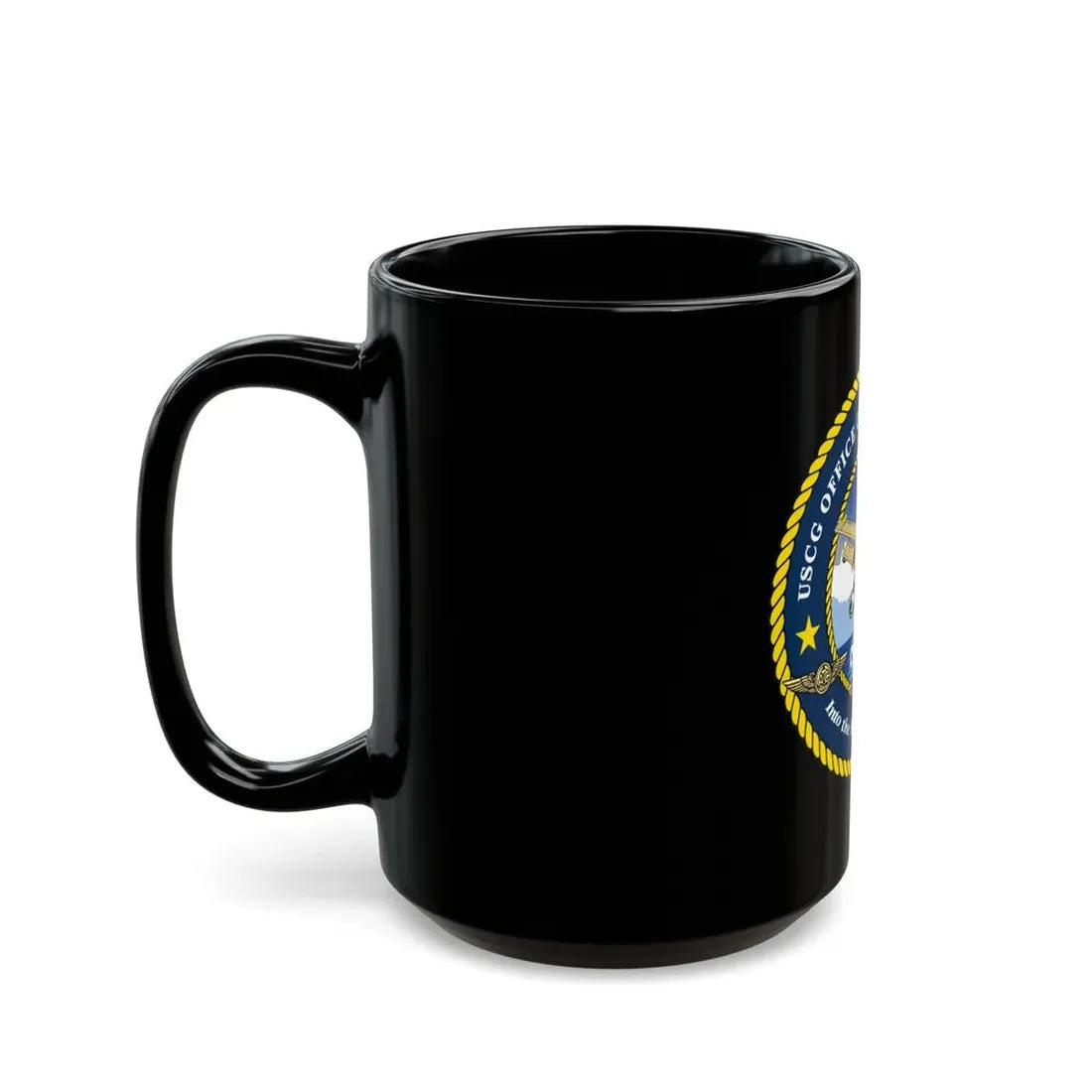 USCG OFFICE OF AVIATION FORCES CG 711 (U.S. Coast Guard) Black Coffee Mug - Go Mug Yourself