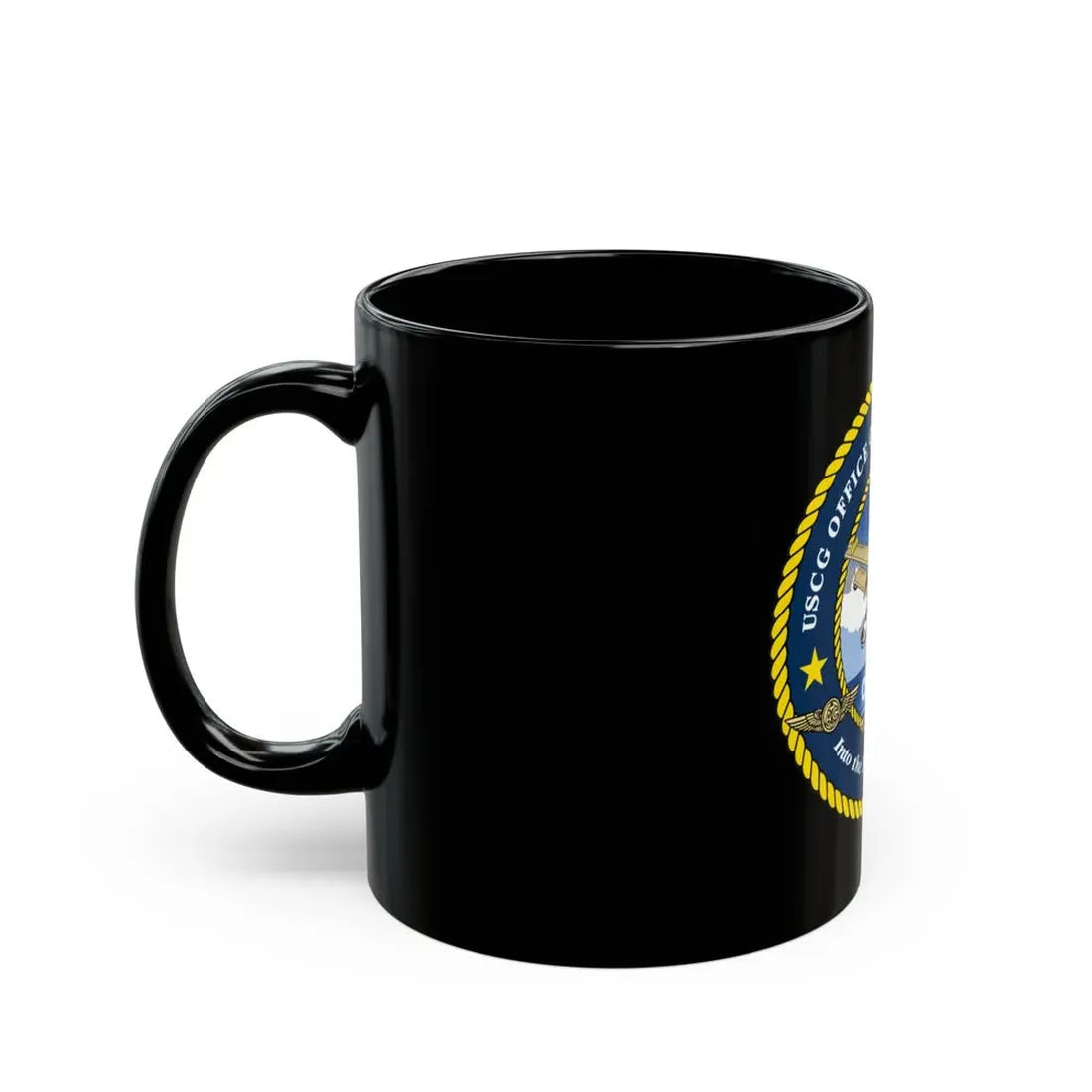 USCG OFFICE OF AVIATION FORCES CG 711 (U.S. Coast Guard) Black Coffee Mug - Go Mug Yourself