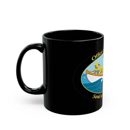 USCG Office of Boat Forces (U.S. Coast Guard) Black Coffee Mug-Go Mug Yourself