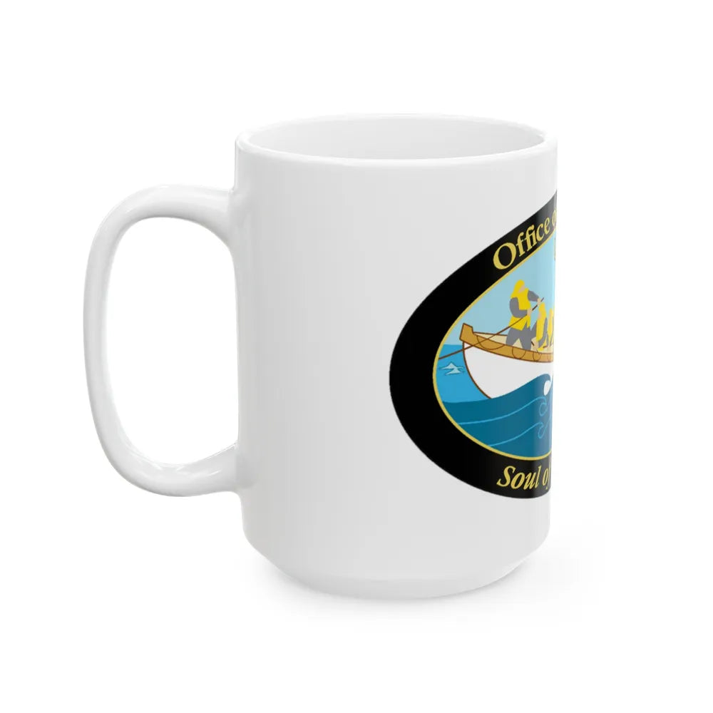 USCG Office of Boat Forces (U.S. Coast Guard) White Coffee Mug-Go Mug Yourself