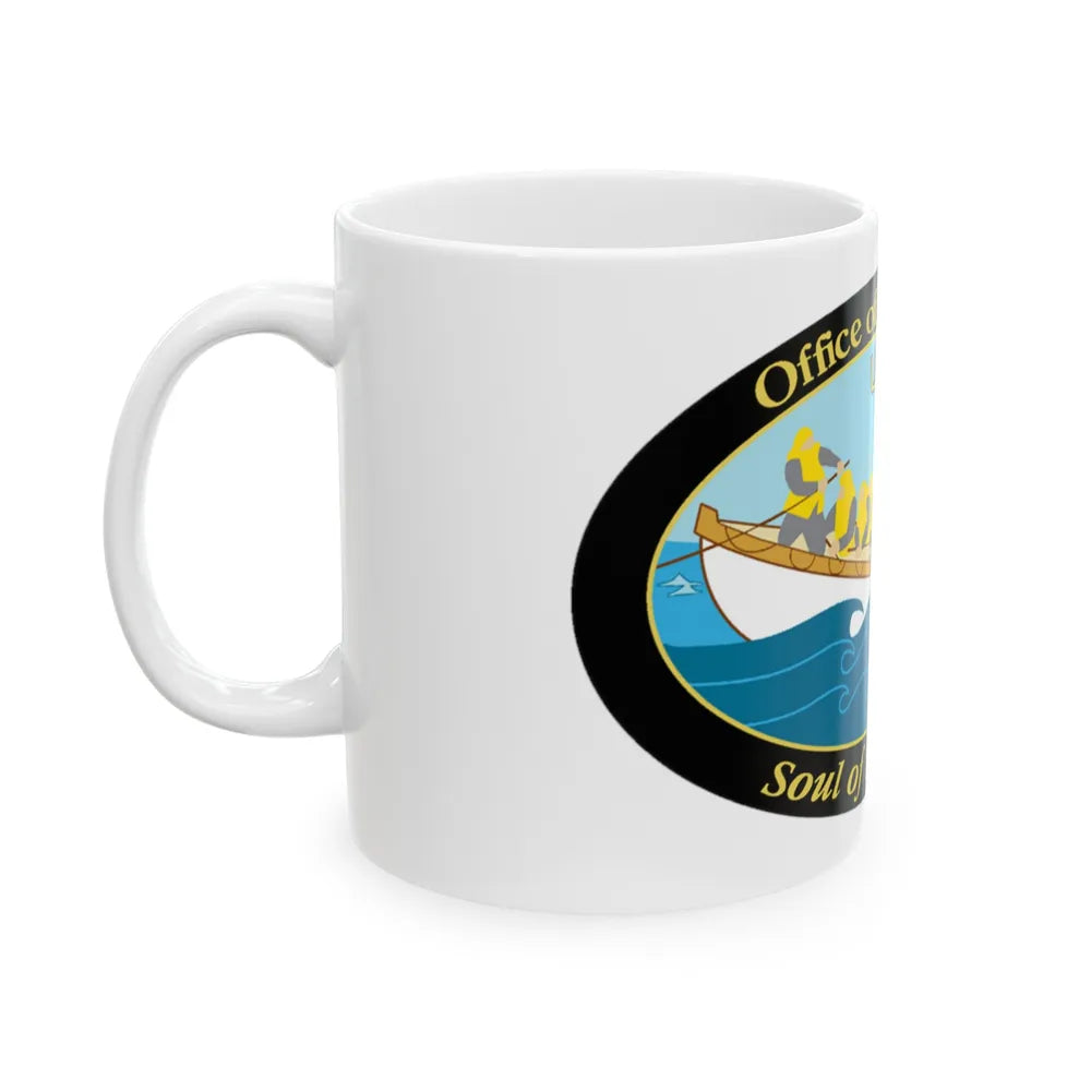 USCG Office of Boat Forces (U.S. Coast Guard) White Coffee Mug-Go Mug Yourself