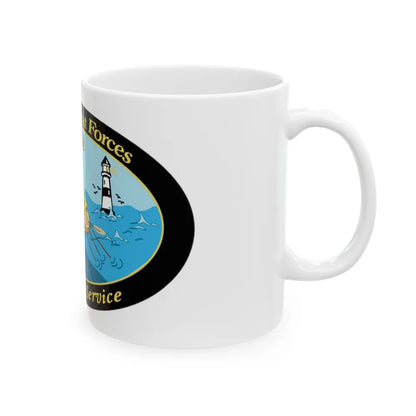 USCG Office of Boat Forces (U.S. Coast Guard) White Coffee Mug-Go Mug Yourself