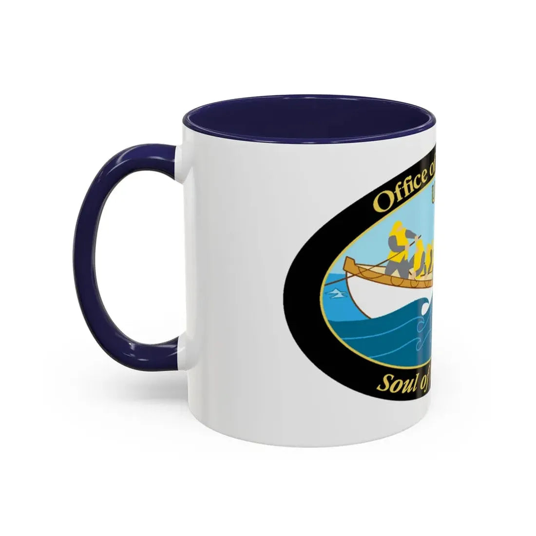 USCG Office of Boat Forces (U.S. Coast Guard) Accent Coffee Mug - Go Mug Yourself