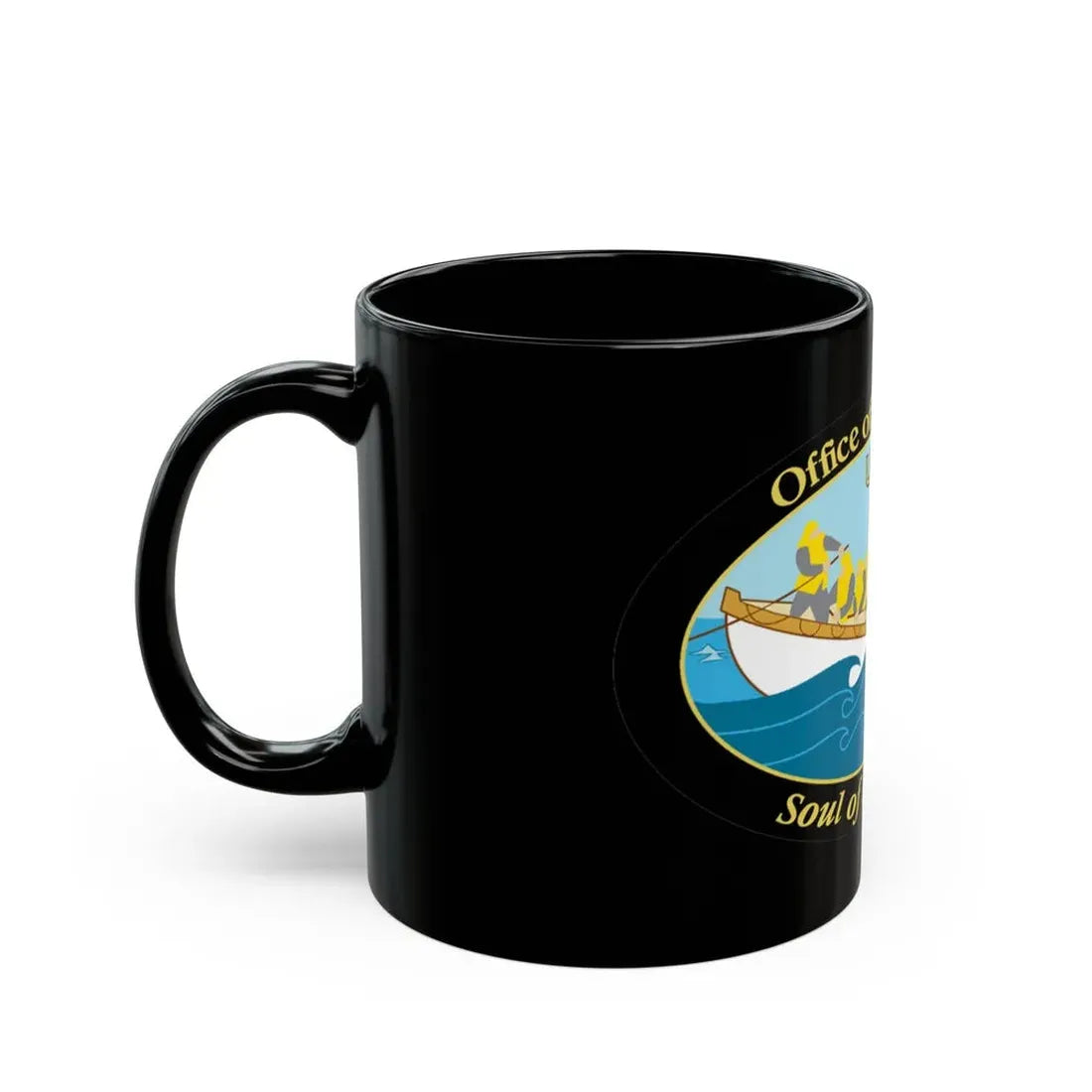 USCG Office of Boat Forces (U.S. Coast Guard) Black Coffee Mug - Go Mug Yourself