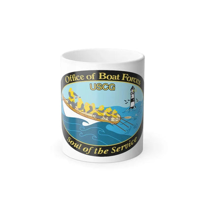 USCG Office of Boat Forces (U.S. Coast Guard) Color Changing Coffee Mug 11oz - Go Mug Yourself