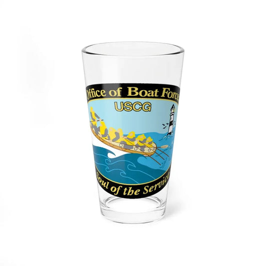 USCG Office of Boat Forces (U.S. Coast Guard) Pint Glass 16oz 16oz - Go Mug Yourself