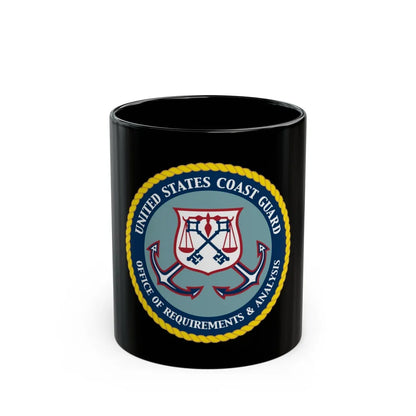 USCG Office of Requirements & Analysis (U.S. Coast Guard) Black Coffee Mug-11oz-Go Mug Yourself