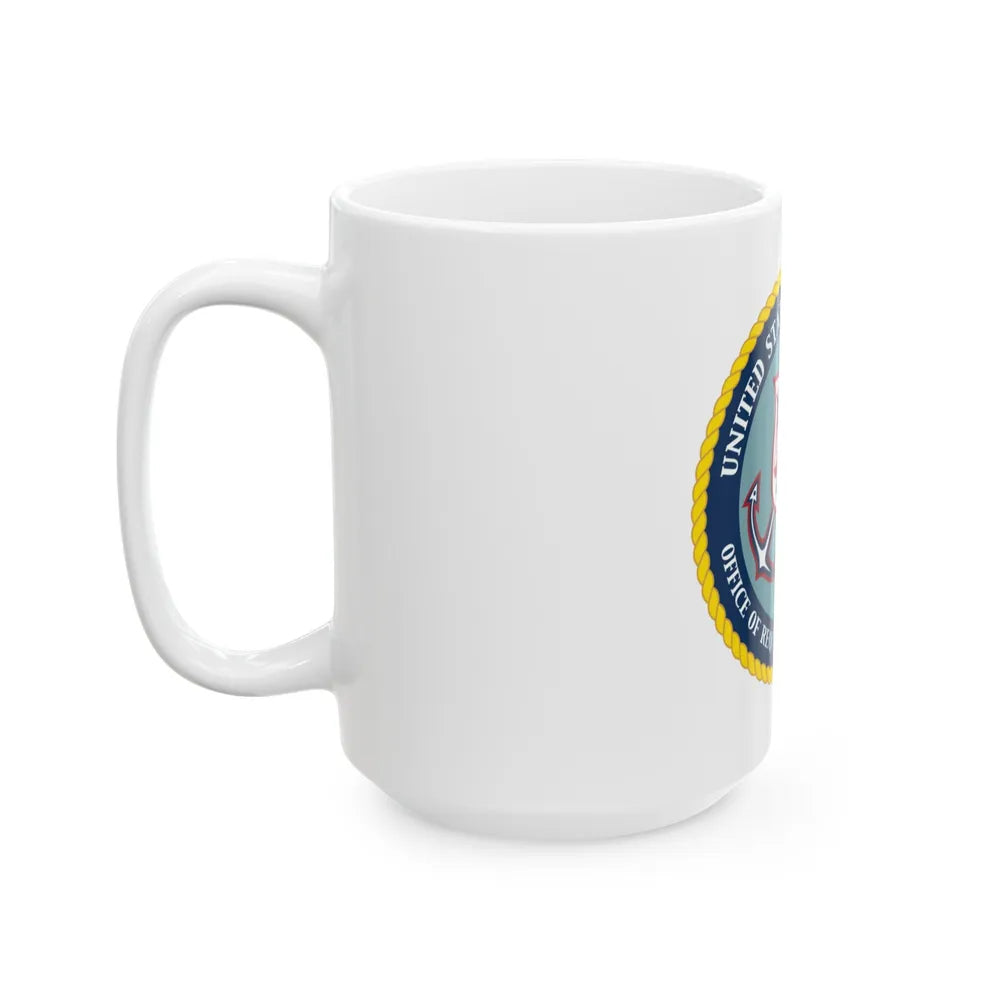 USCG Office of Requirements & Analysis (U.S. Coast Guard) White Coffee Mug-Go Mug Yourself