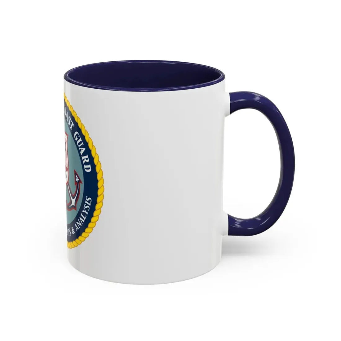 USCG Office of Requirements & Analysis (U.S. Coast Guard) Accent Coffee Mug - Go Mug Yourself