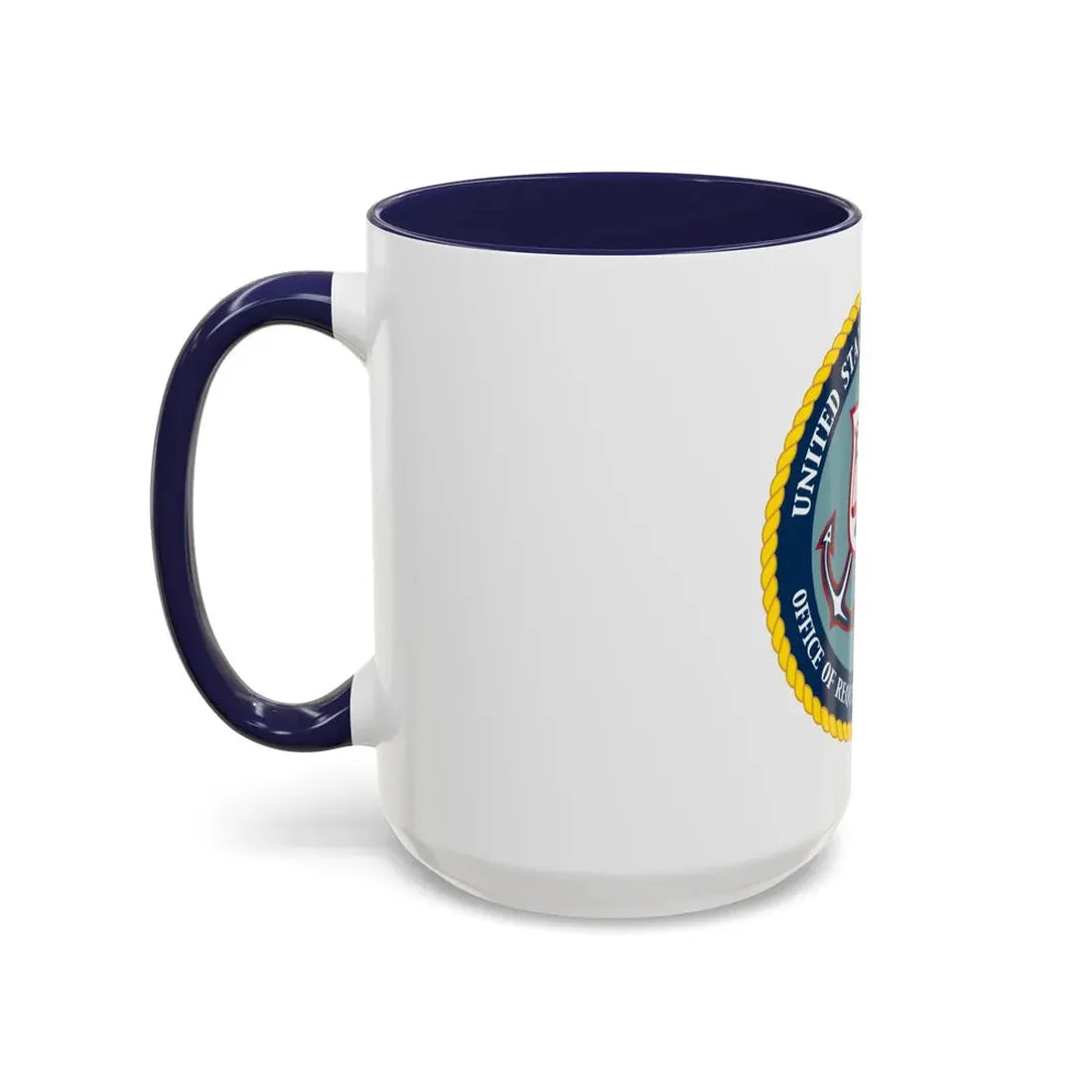 USCG Office of Requirements & Analysis (U.S. Coast Guard) Accent Coffee Mug - Go Mug Yourself