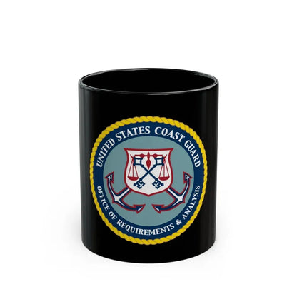 USCG Office of Requirements & Analysis (U.S. Coast Guard) Black Coffee Mug 11oz - Go Mug Yourself