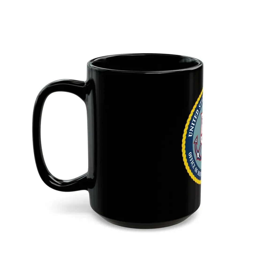 USCG Office of Requirements & Analysis (U.S. Coast Guard) Black Coffee Mug - Go Mug Yourself