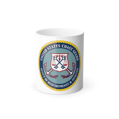 USCG Office of Requirements & Analysis (U.S. Coast Guard) Color Changing Coffee Mug 11oz - Go Mug Yourself