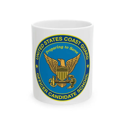 USCG Officer Candidate School (U.S. Coast Guard) White Coffee Mug-11oz-Go Mug Yourself