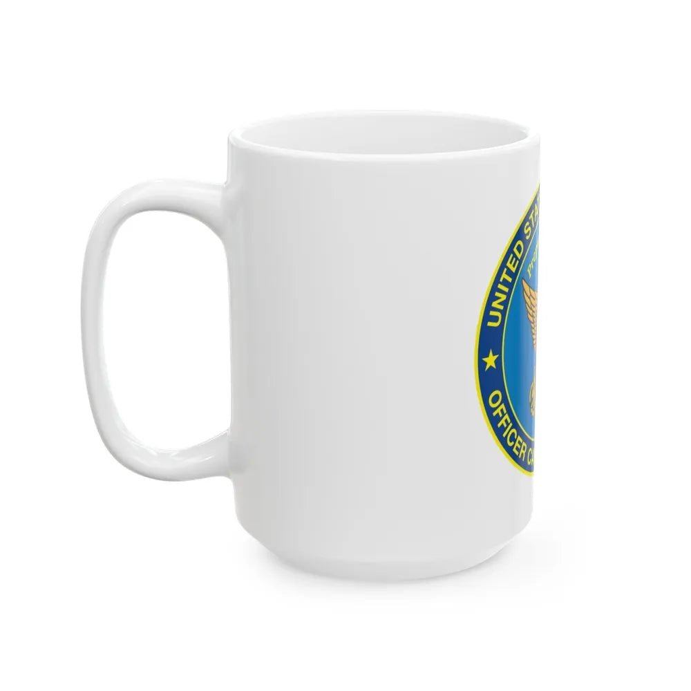 USCG Officer Candidate School (U.S. Coast Guard) White Coffee Mug-Go Mug Yourself