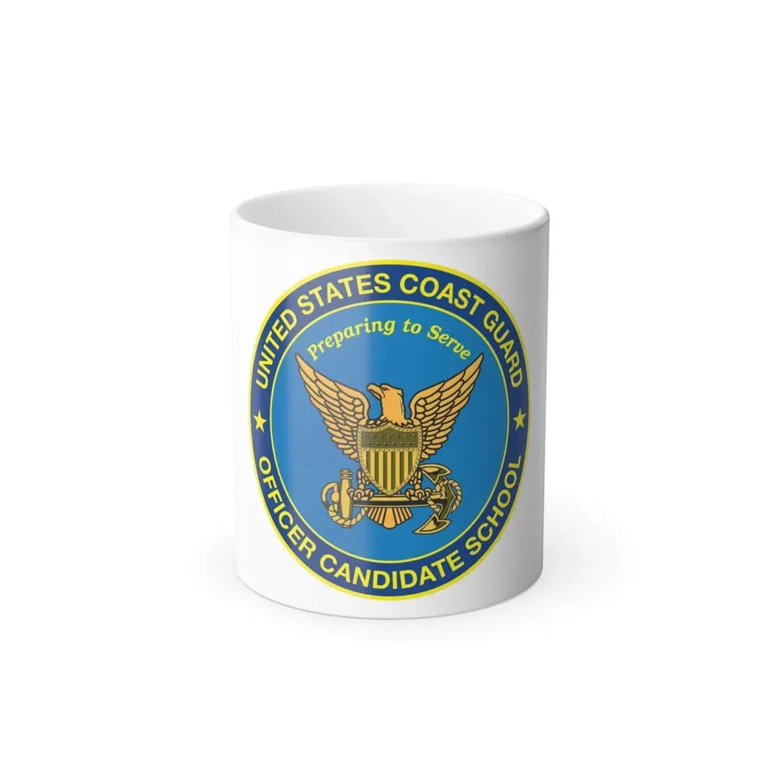 USCG Officer Candidate School (U.S. Coast Guard) Color Changing Coffee Mug 11oz - Go Mug Yourself