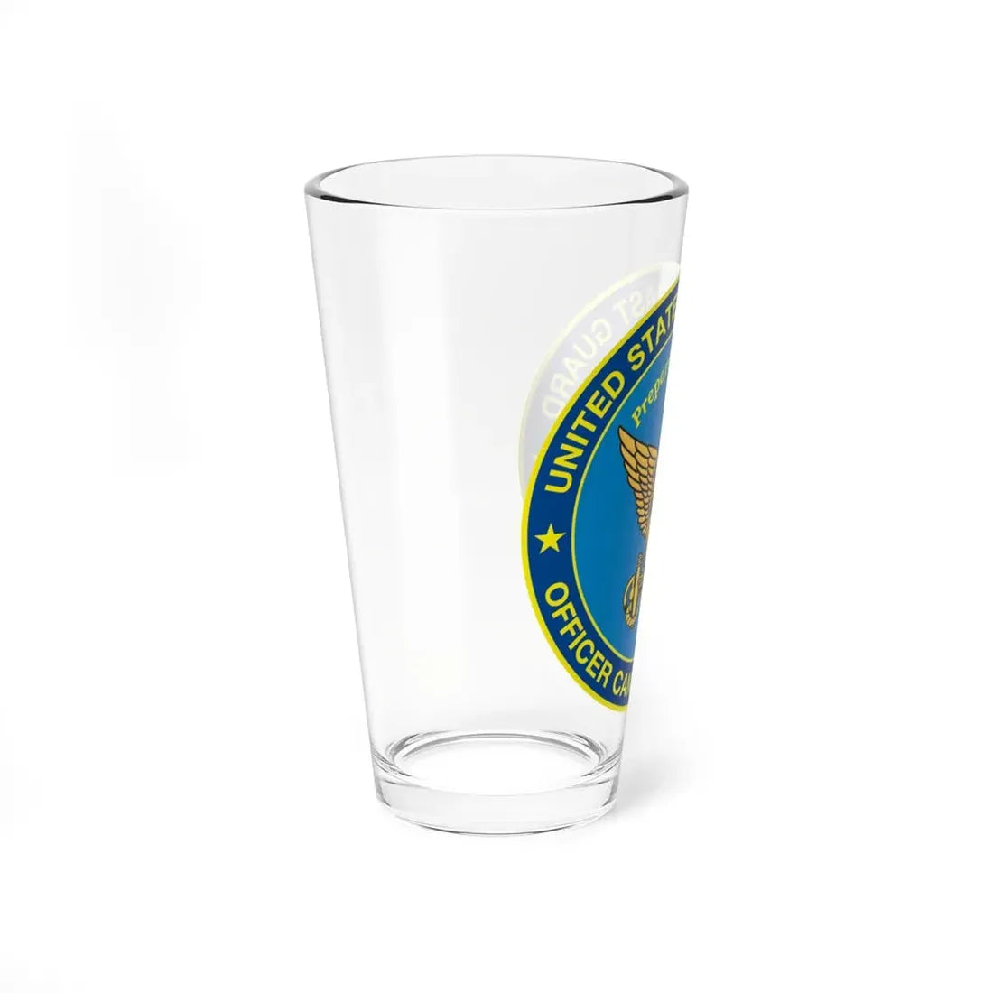 USCG Officer Candidate School (U.S. Coast Guard) Pint Glass 16oz - Go Mug Yourself