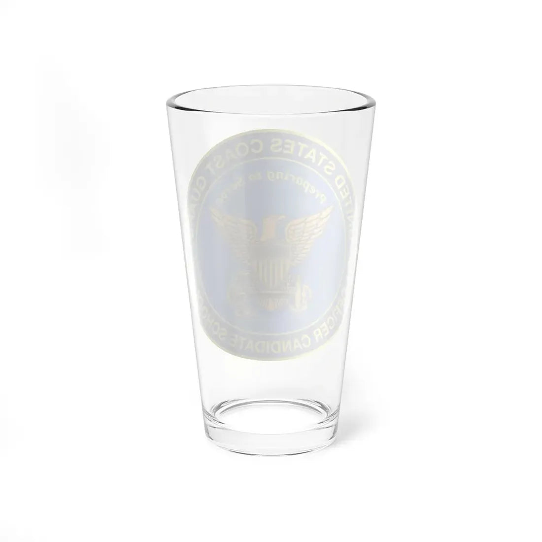 USCG Officer Candidate School (U.S. Coast Guard) Pint Glass 16oz - Go Mug Yourself