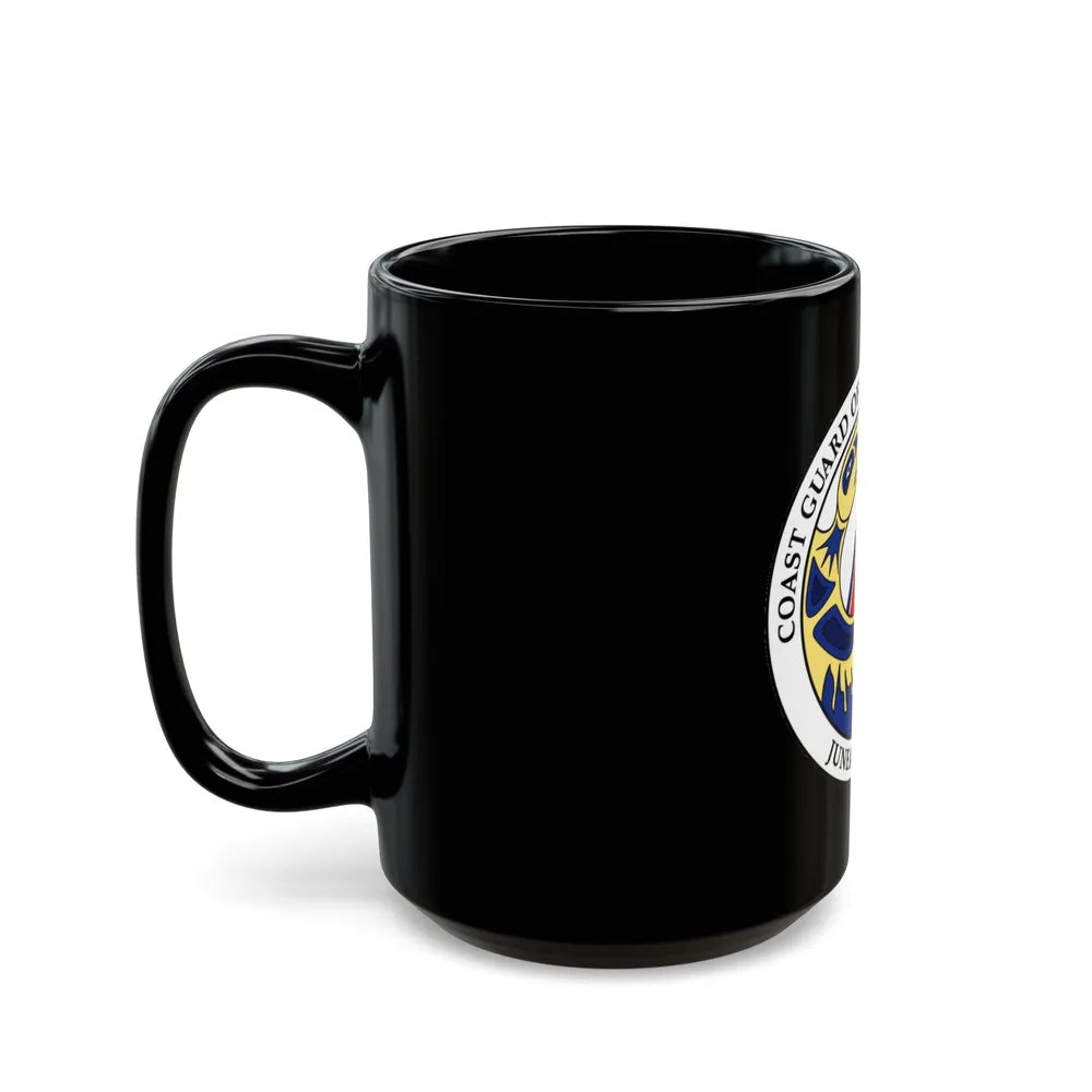 USCG Officers (U.S. Coast Guard) Black Coffee Mug-Go Mug Yourself