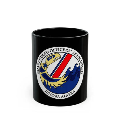USCG Officers (U.S. Coast Guard) Black Coffee Mug 11oz - Go Mug Yourself