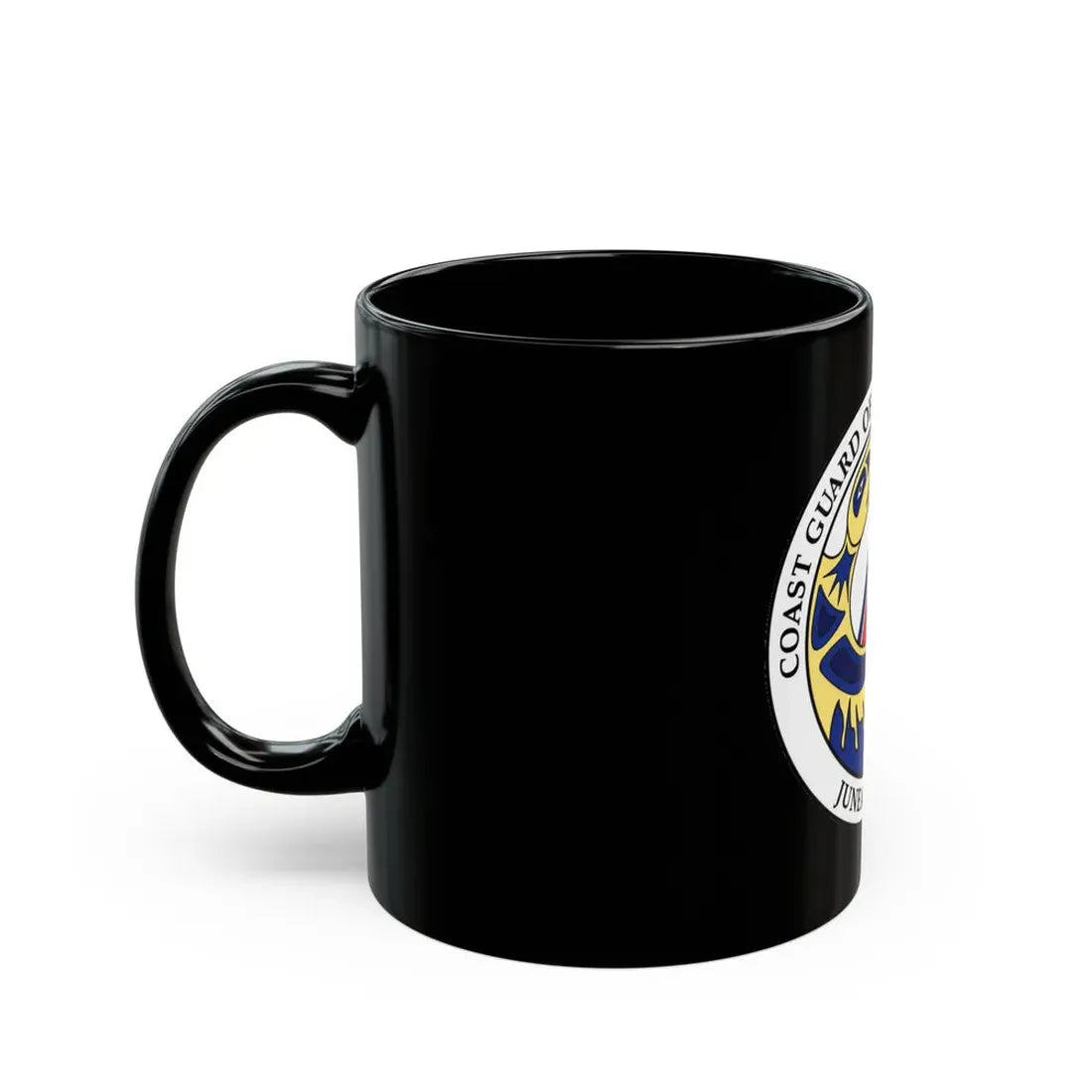 USCG Officers (U.S. Coast Guard) Black Coffee Mug - Go Mug Yourself