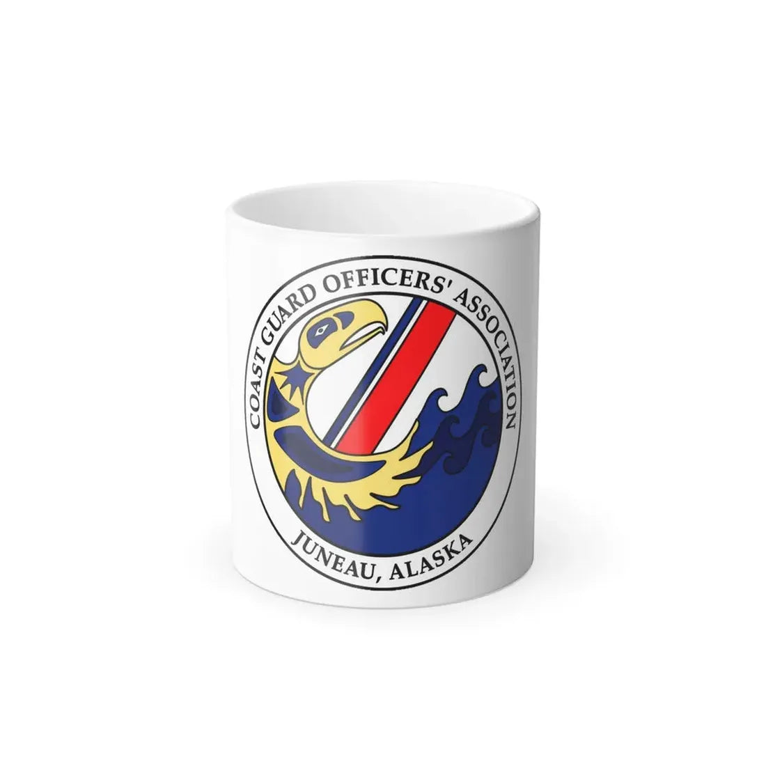USCG Officers (U.S. Coast Guard) Color Changing Coffee Mug 11oz - Go Mug Yourself