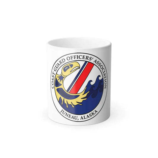 USCG Officers (U.S. Coast Guard) Color Changing Coffee Mug 11oz - Go Mug Yourself