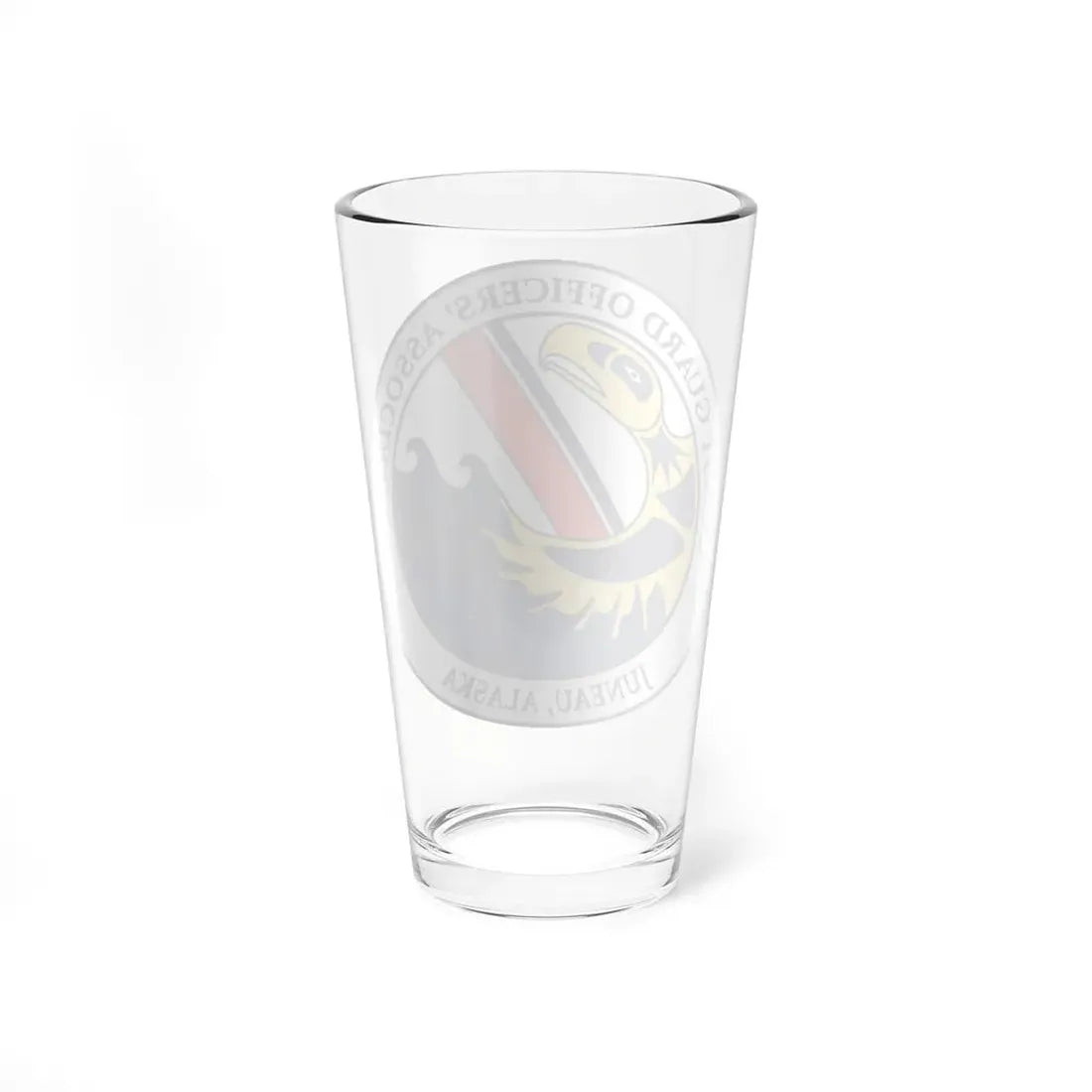 USCG Officers (U.S. Coast Guard) Pint Glass 16oz - Go Mug Yourself
