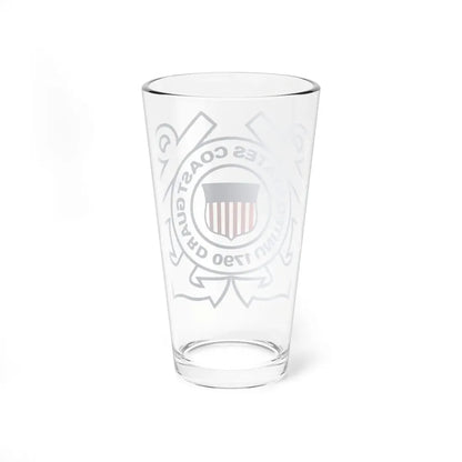 USCG Official Emblem (U.S. Coast Guard) Pint Glass 16oz - Go Mug Yourself