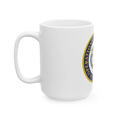 USCG Operations Systems Center (U.S. Coast Guard) White Coffee Mug-Go Mug Yourself