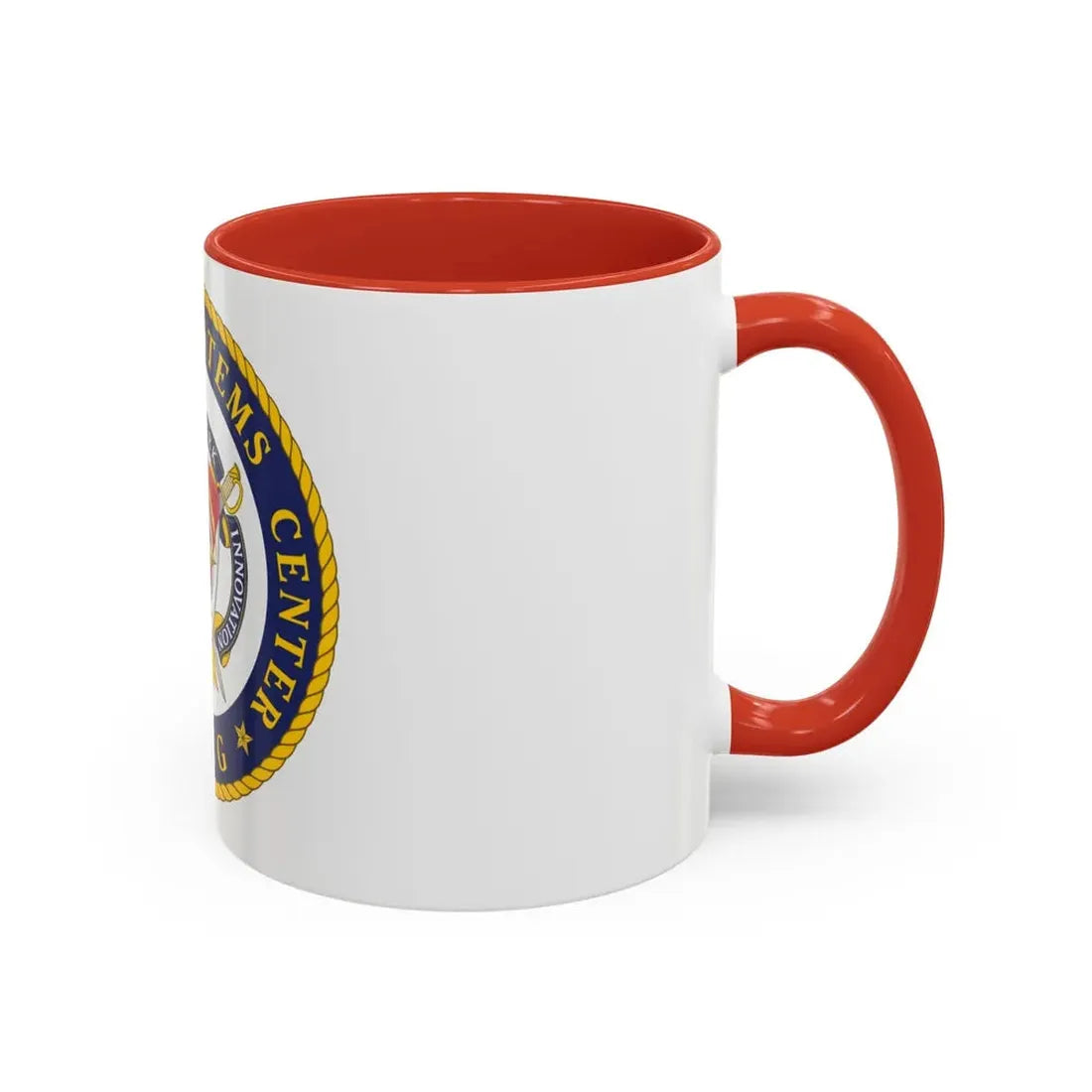 USCG Operations Systems Center (U.S. Coast Guard) Accent Coffee Mug - Go Mug Yourself