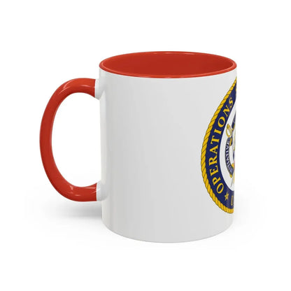USCG Operations Systems Center (U.S. Coast Guard) Accent Coffee Mug - Go Mug Yourself