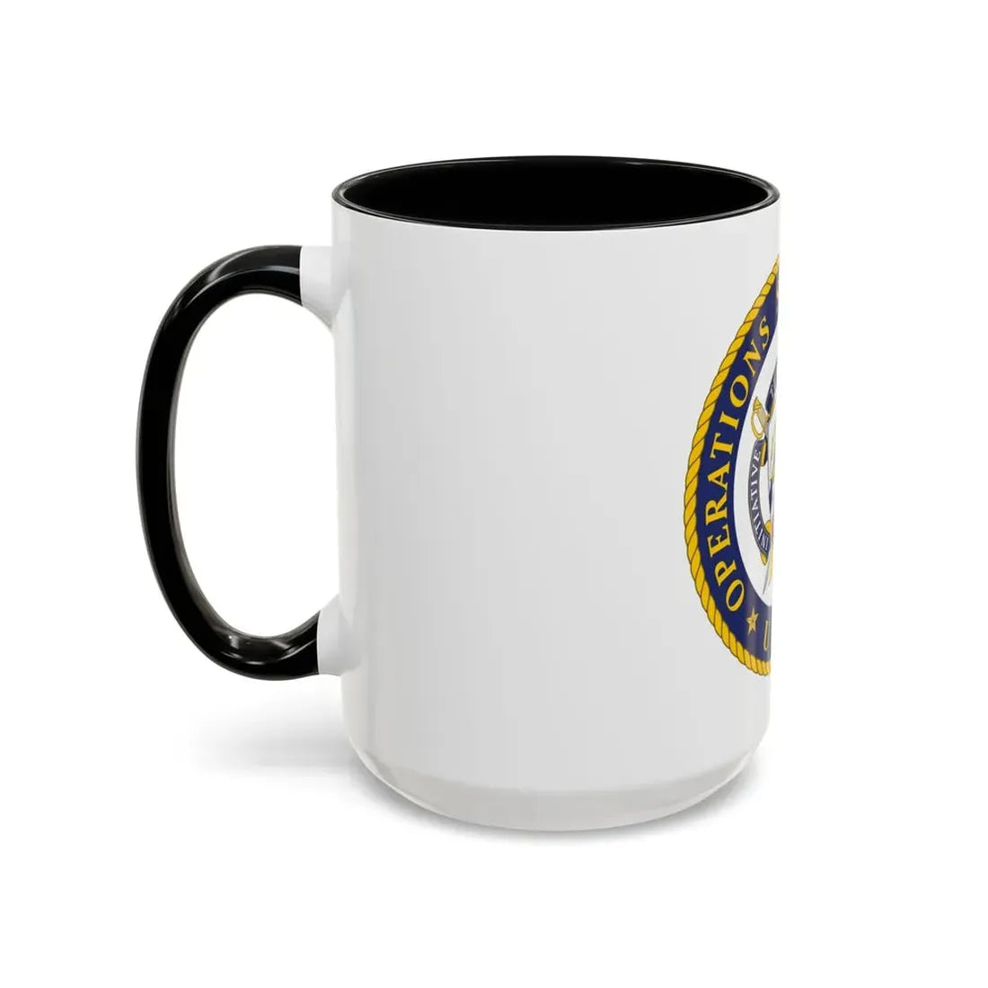 USCG Operations Systems Center (U.S. Coast Guard) Accent Coffee Mug - Go Mug Yourself