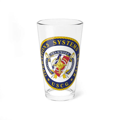 USCG Operations Systems Center (U.S. Coast Guard) Pint Glass 16oz 16oz - Go Mug Yourself