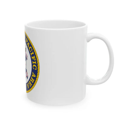 USCG Pacific Area (U.S. Coast Guard) White Coffee Mug-Go Mug Yourself