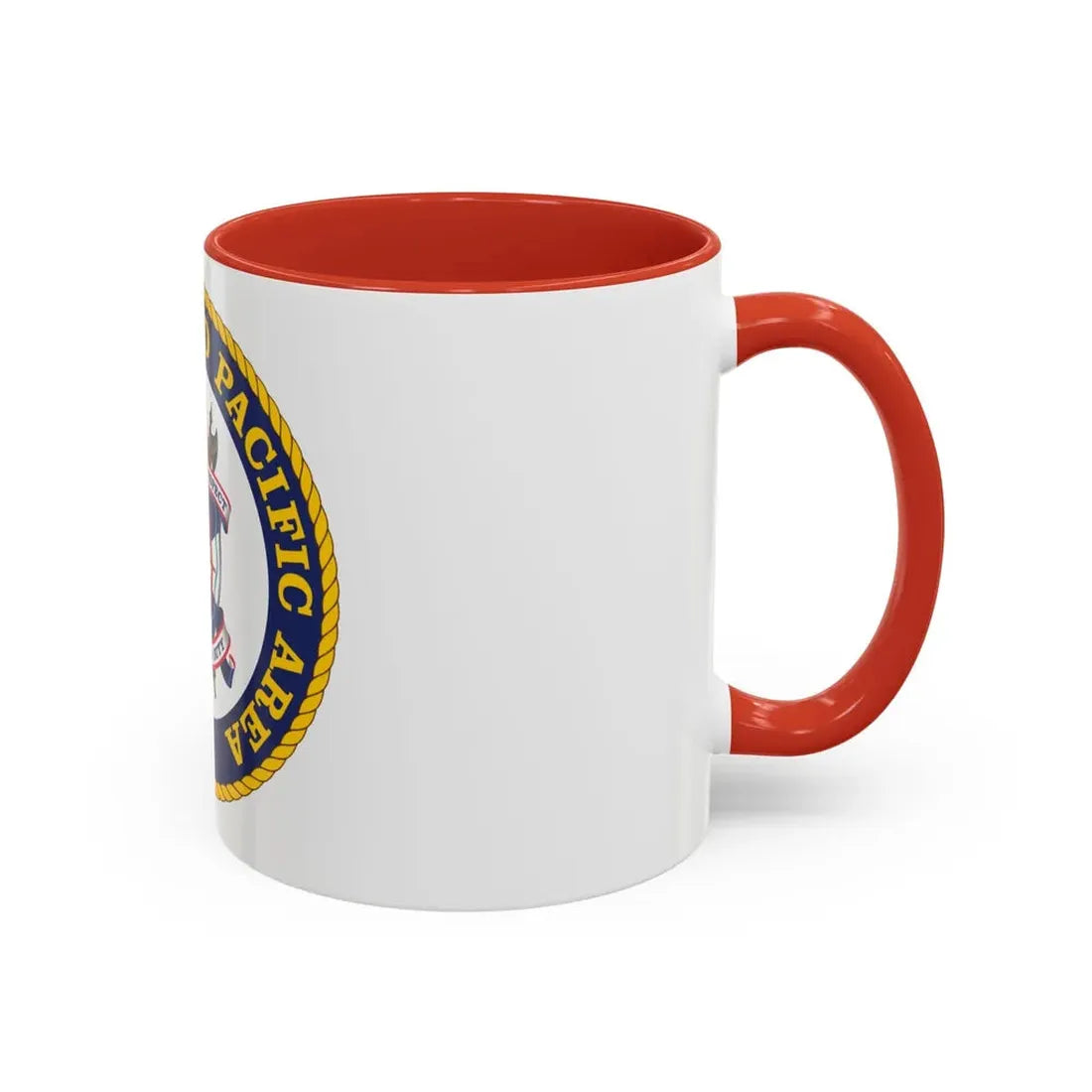USCG Pacific Area (U.S. Coast Guard) Accent Coffee Mug - Go Mug Yourself