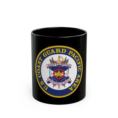 USCG Pacific Area (U.S. Coast Guard) Black Coffee Mug 11oz - Go Mug Yourself