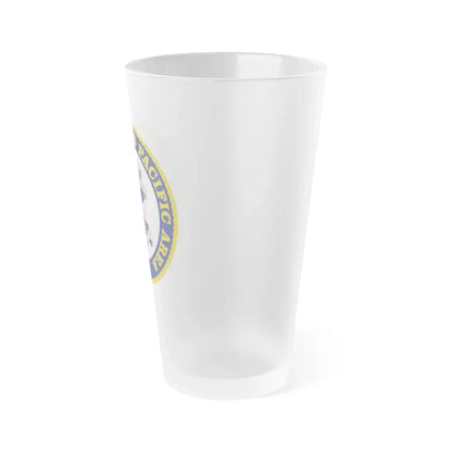 USCG Pacific Area (U.S. Coast Guard) Frosted Pint Glass 16oz - Go Mug Yourself