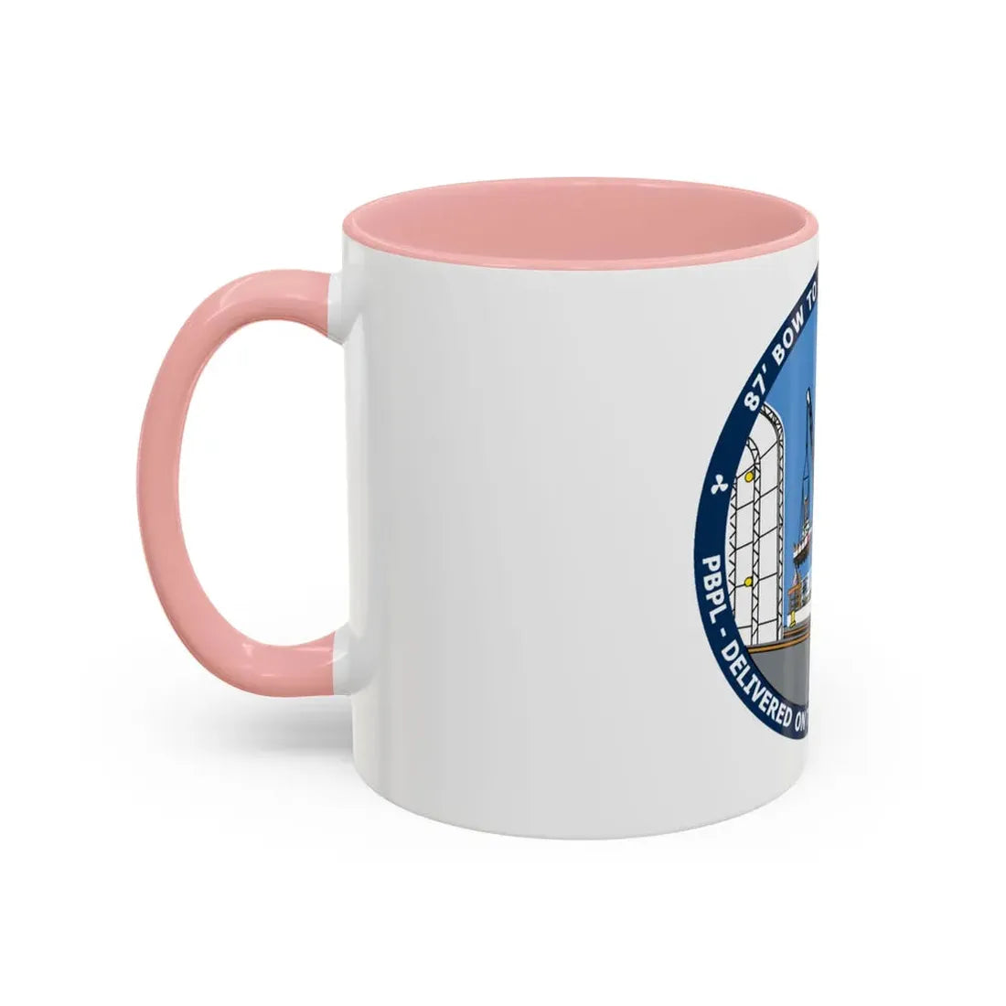 USCG Patrol Boat PBPL Bow to Stern Program (U.S. Coast Guard) Accent Coffee Mug - Go Mug Yourself