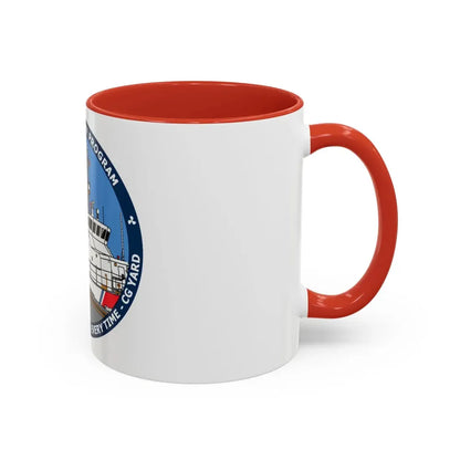 USCG Patrol Boat PBPL Bow to Stern Program (U.S. Coast Guard) Accent Coffee Mug - Go Mug Yourself