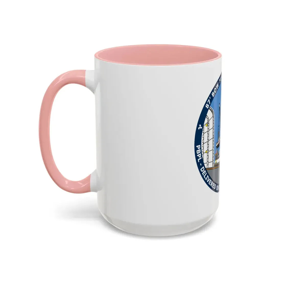 USCG Patrol Boat PBPL Bow to Stern Program (U.S. Coast Guard) Accent Coffee Mug - Go Mug Yourself