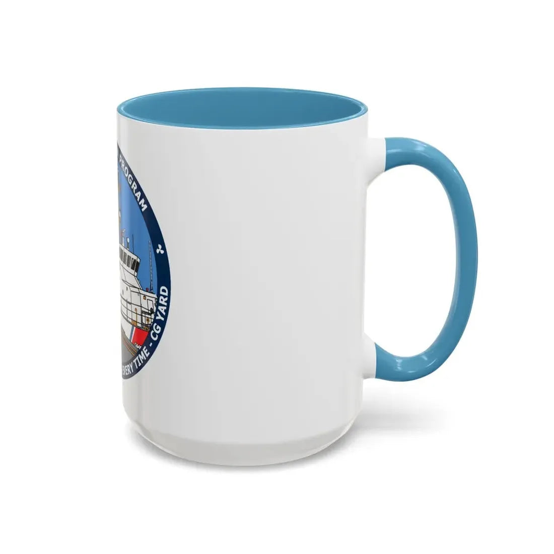USCG Patrol Boat PBPL Bow to Stern Program (U.S. Coast Guard) Accent Coffee Mug - Go Mug Yourself