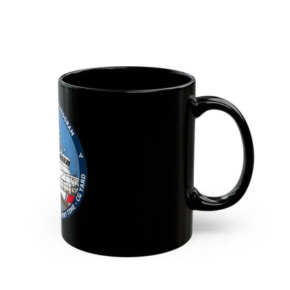 USCG Patrol Boat PBPL Bow to Stern Program (U.S. Coast Guard) Black Coffee Mug - Go Mug Yourself