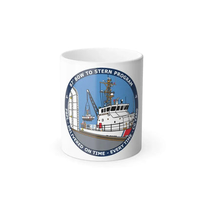 USCG Patrol Boat PBPL Bow to Stern Program (U.S. Coast Guard) Color Changing Coffee Mug 11oz - Go Mug Yourself