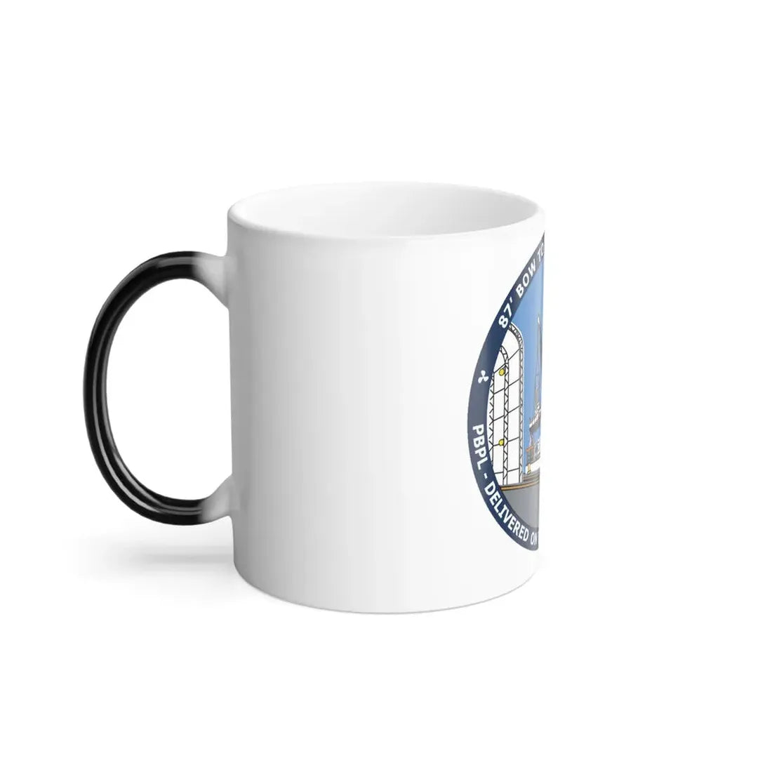 USCG Patrol Boat PBPL Bow to Stern Program (U.S. Coast Guard) Color Changing Coffee Mug - Go Mug Yourself