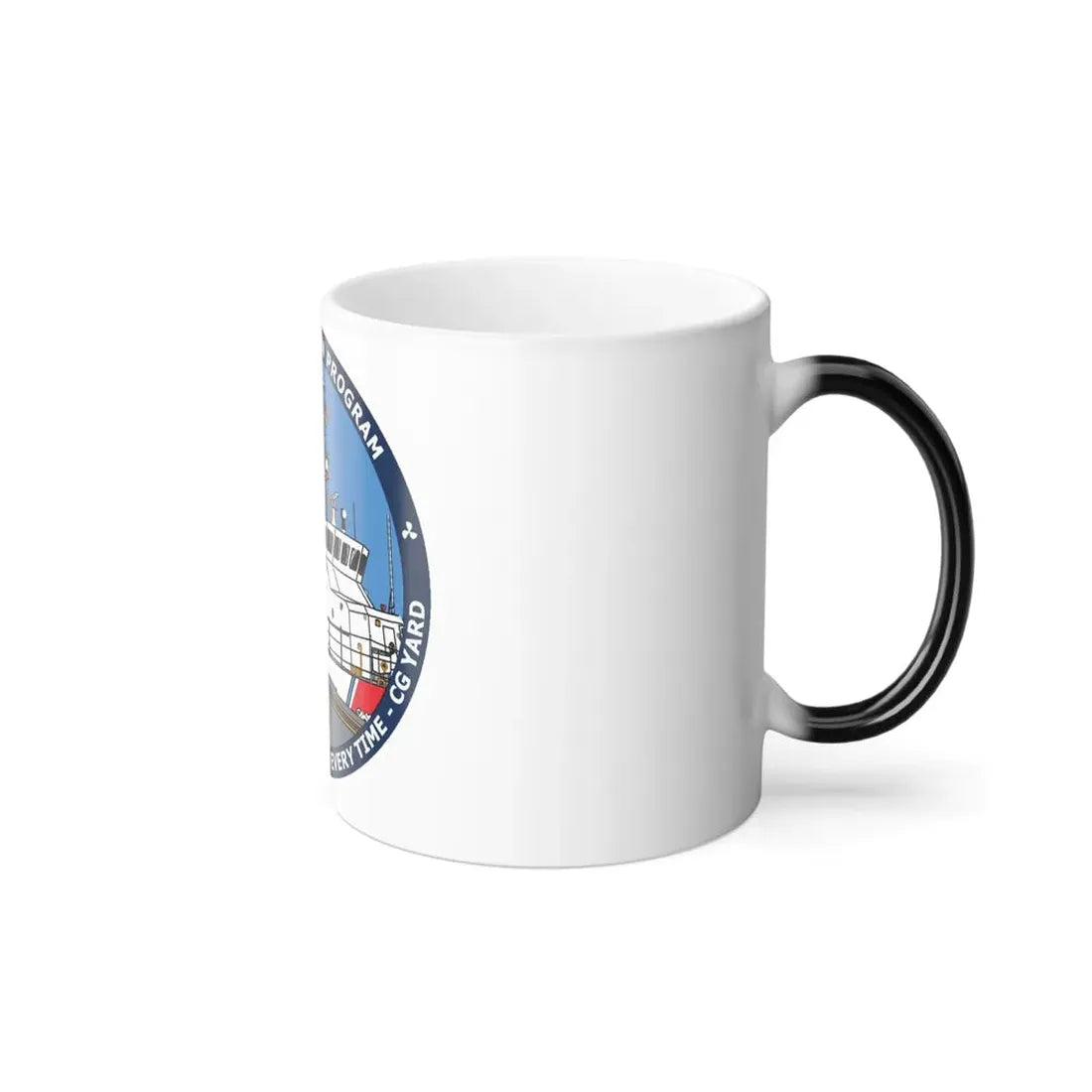 USCG Patrol Boat PBPL Bow to Stern Program (U.S. Coast Guard) Color Changing Coffee Mug - Go Mug Yourself
